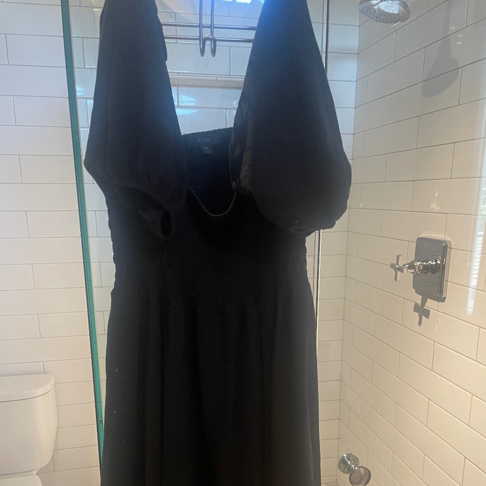Black jcrew dress